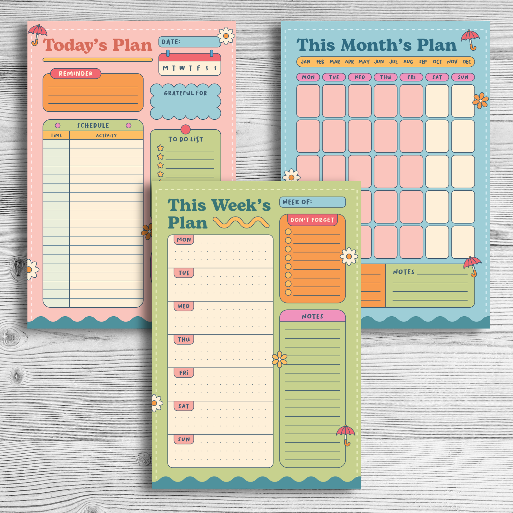 The Busy Girl Planner Bundle by The Saltwater Press