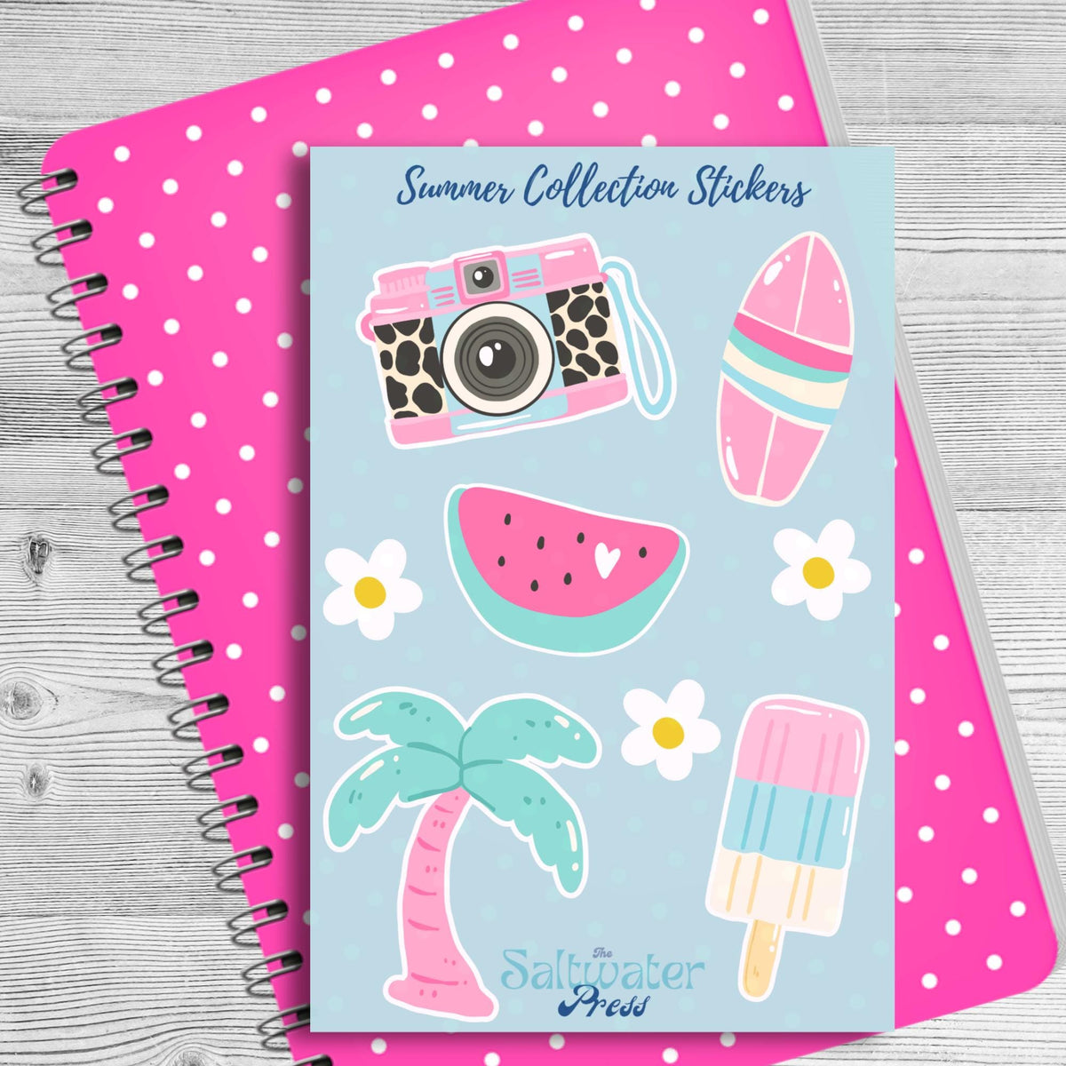 Summer Sticker Sheet by The Saltwater Press