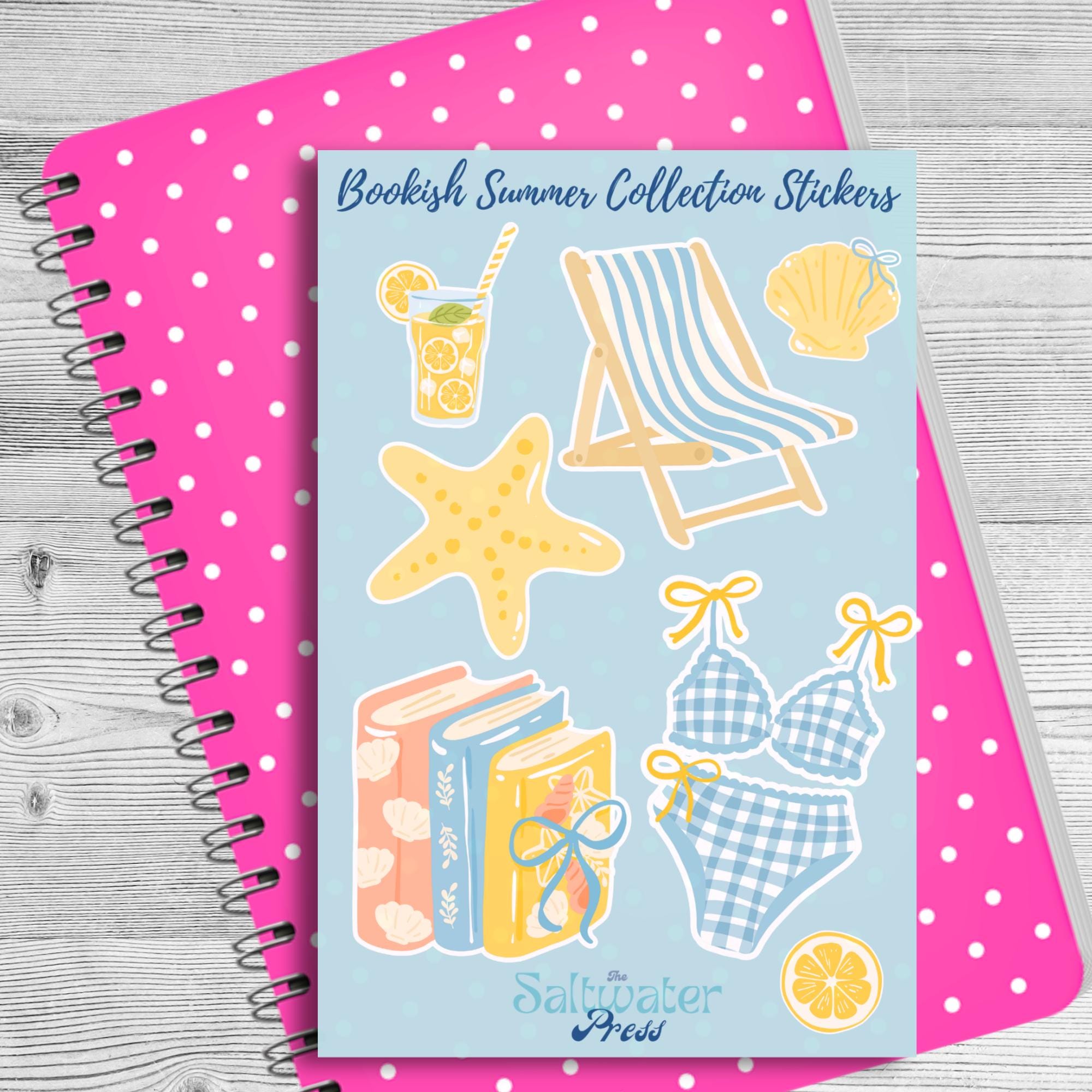 Summer Coastal Sticker Sheet by The Saltwater Press