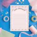 Teacher Desk Notepad – 50sheet Chaos Coordinator Pink Task Organizer by The Saltwater Press