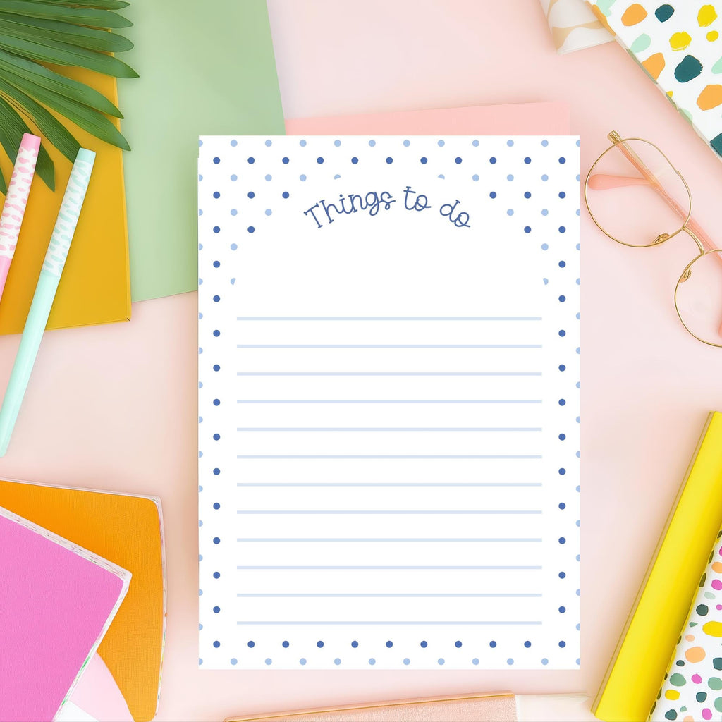 To Do List Notepad – 50sheet Tear Off Daily Task Desk Organizer by The Saltwater Press